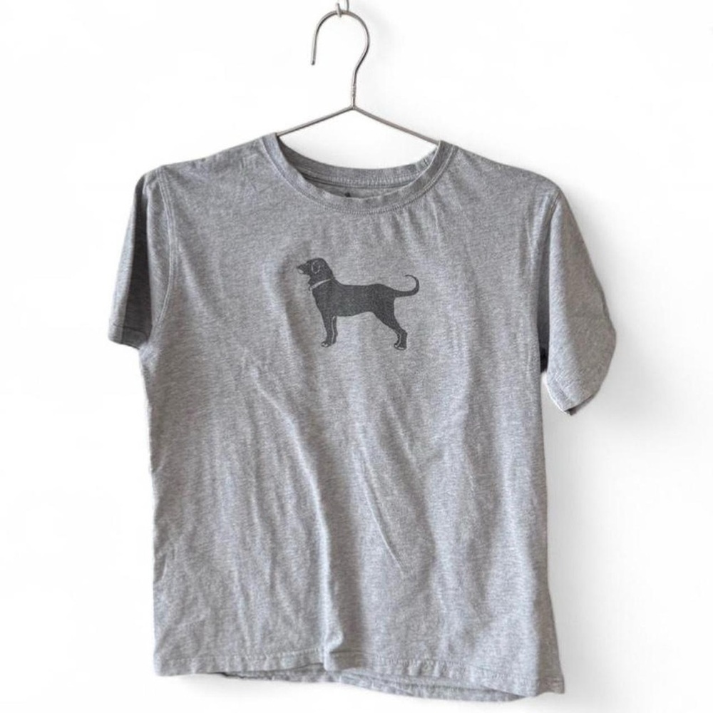 The Black Dog Youth Large 10 Gray Graphic Tee 2020 Classic Logo